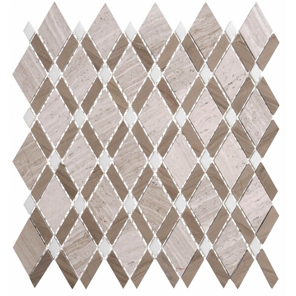 Andova Tiles ANDOVA TILES Victory 2" W x 3" L Novelty Mosaic Wall & Floor Tile ANDVIC582 - main